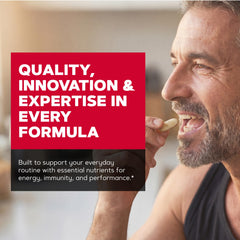 GNC Mega Men One Daily junto a un desayuno saludable para mostrar integración en la rutina diaria