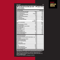 GNC Mega Men en contexto lifestyle hombre activo sugiriendo apoyo diario