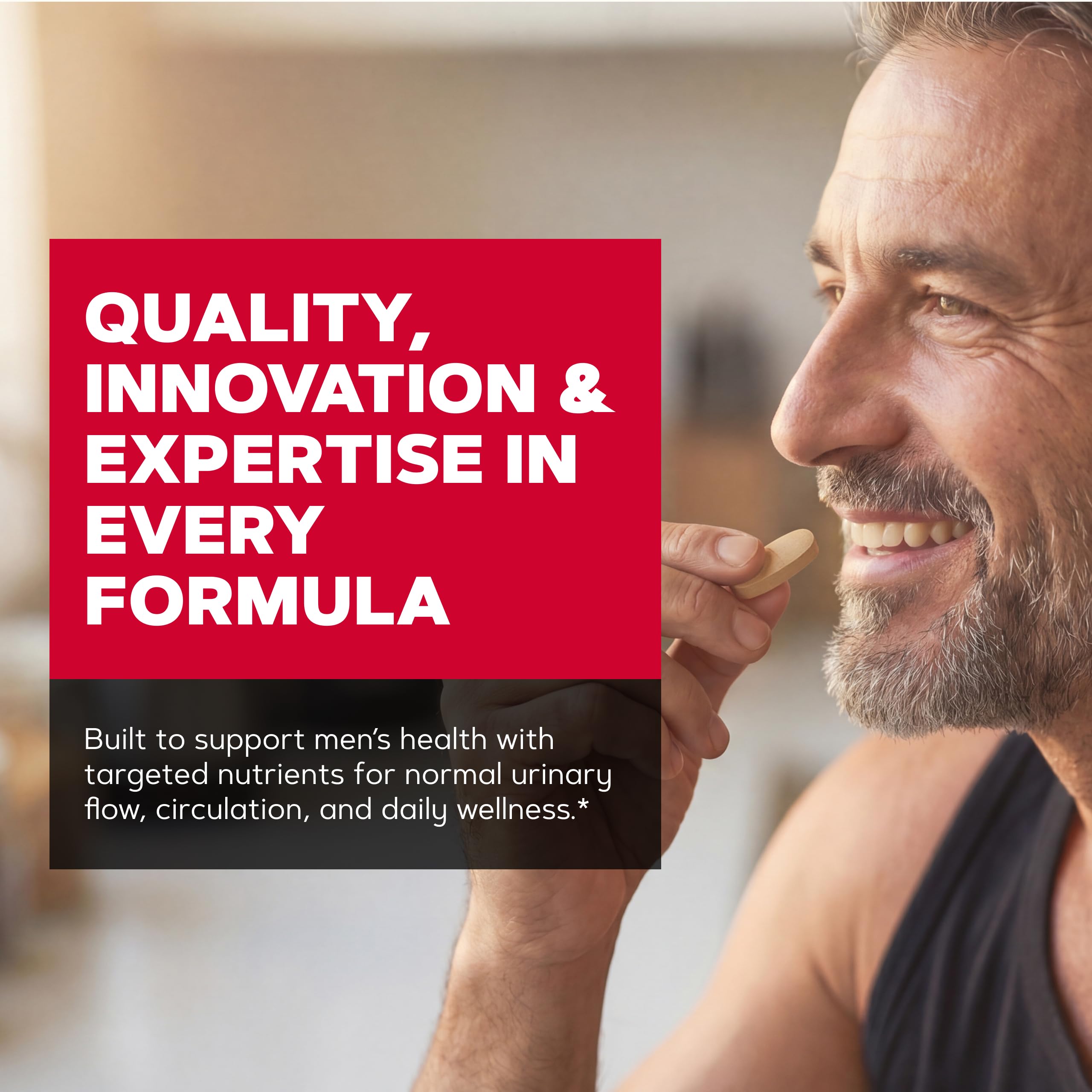 GNC Mega Men textura y color de las cápsulas indicando formulación premium