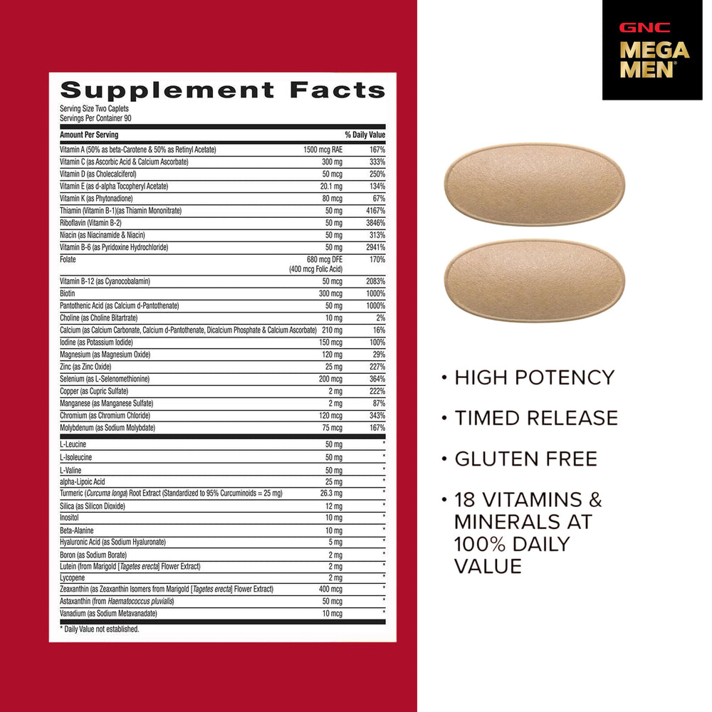 GNC Mega Men Sport en contexto lifestyle con hombre activo y bienestar