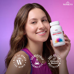 GNC etiqueta nutricional clara mostrando vitaminas y minerales clave