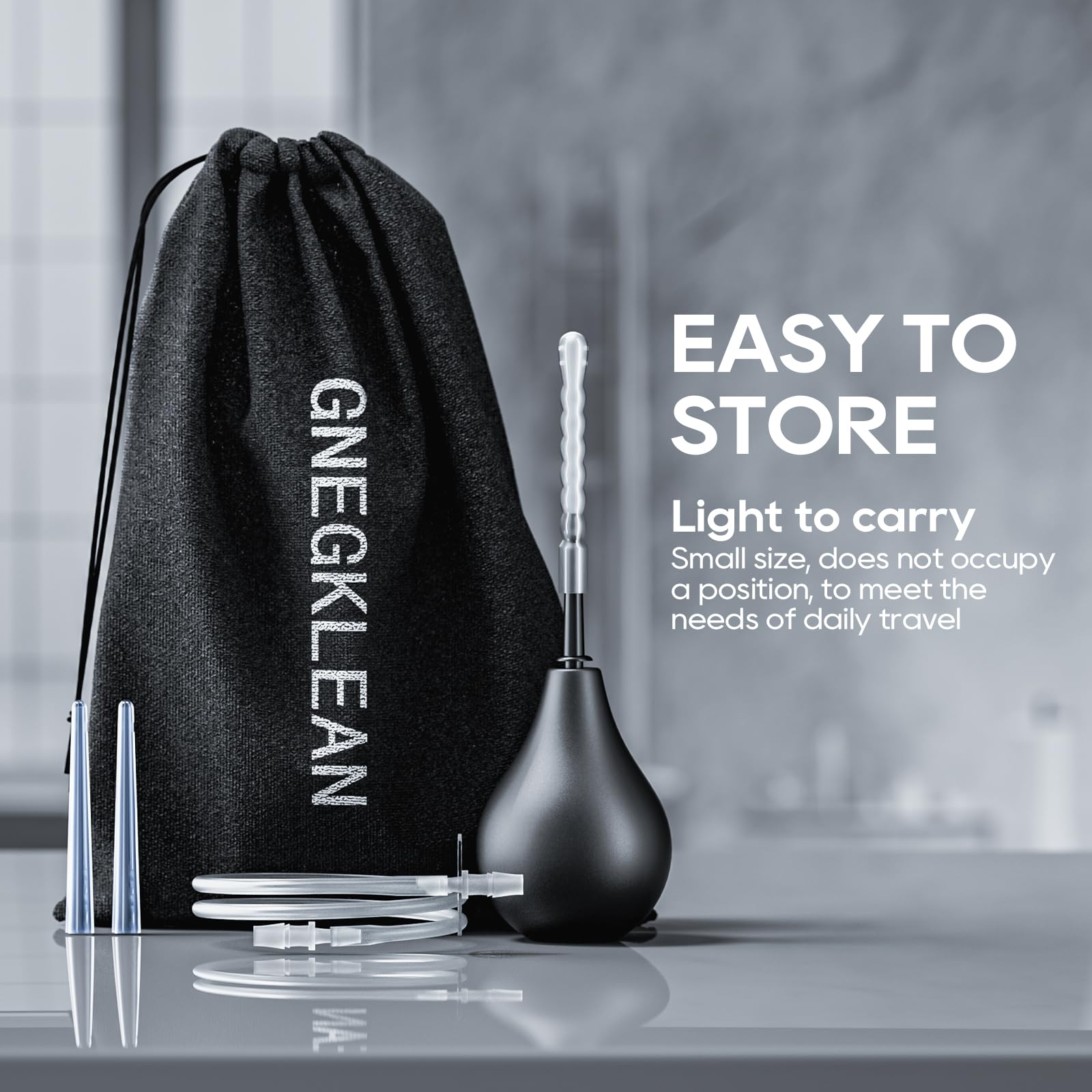 GNEGKLEAN etiqueta y marcaje de capacidad 7.6oz para referencia clara