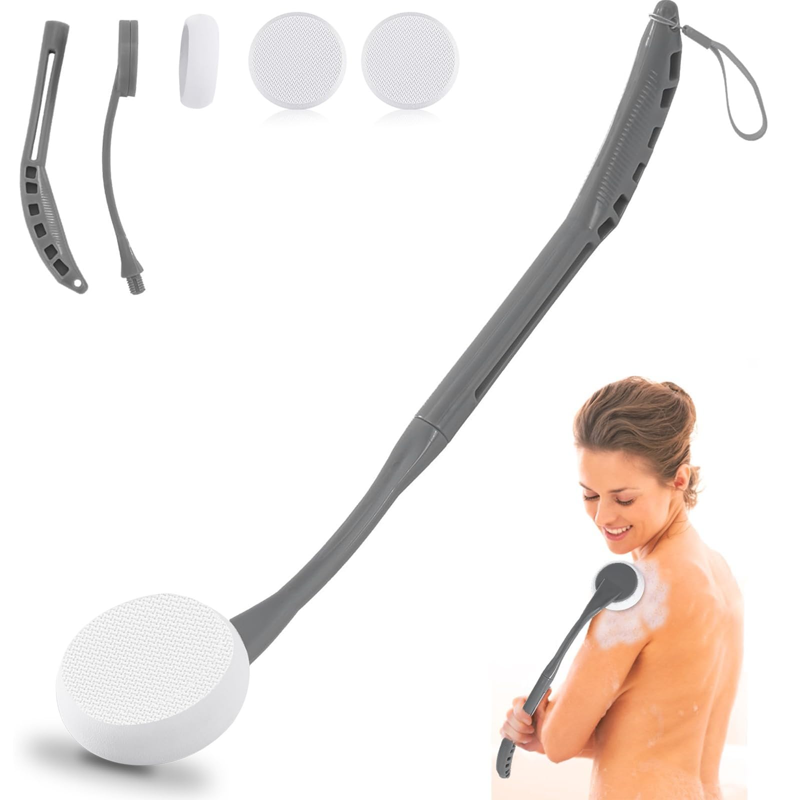 Gobetili aplicador frontal mostrando diseño completo y alcance ergonómico