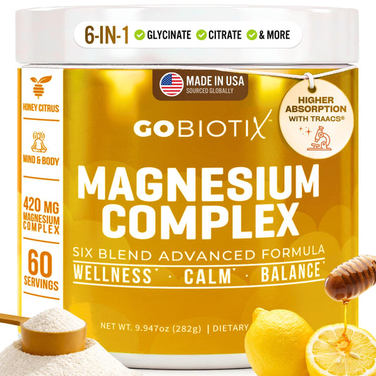 GOBIOTIX bote frontal Honey Citrus mostrando presentación clara y beneficios