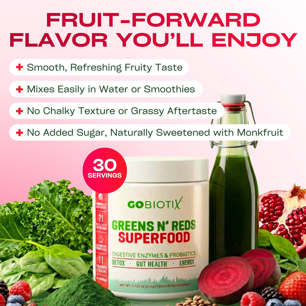 GOBIOTIX batido con frutas integrando el polvo en recetas rápidas