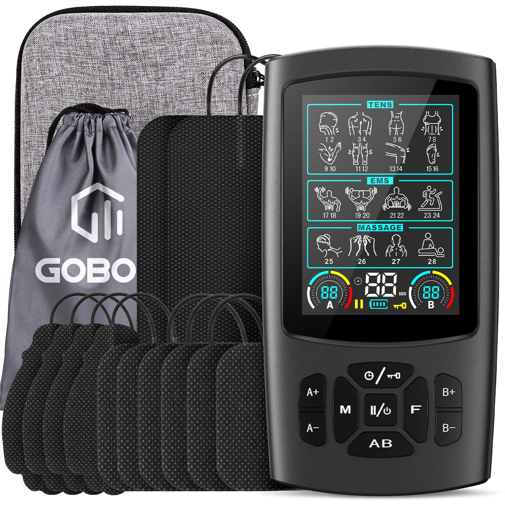 GOBOK dispositivo frontal mostrando diseño portátil y beneficio comodidad
