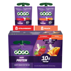 GoGo SqueeZ frente del pouch mostrando diseño y beneficios