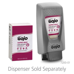 GOJO dispensador en uso en taller ofreciendo dosificación limpia y rápida