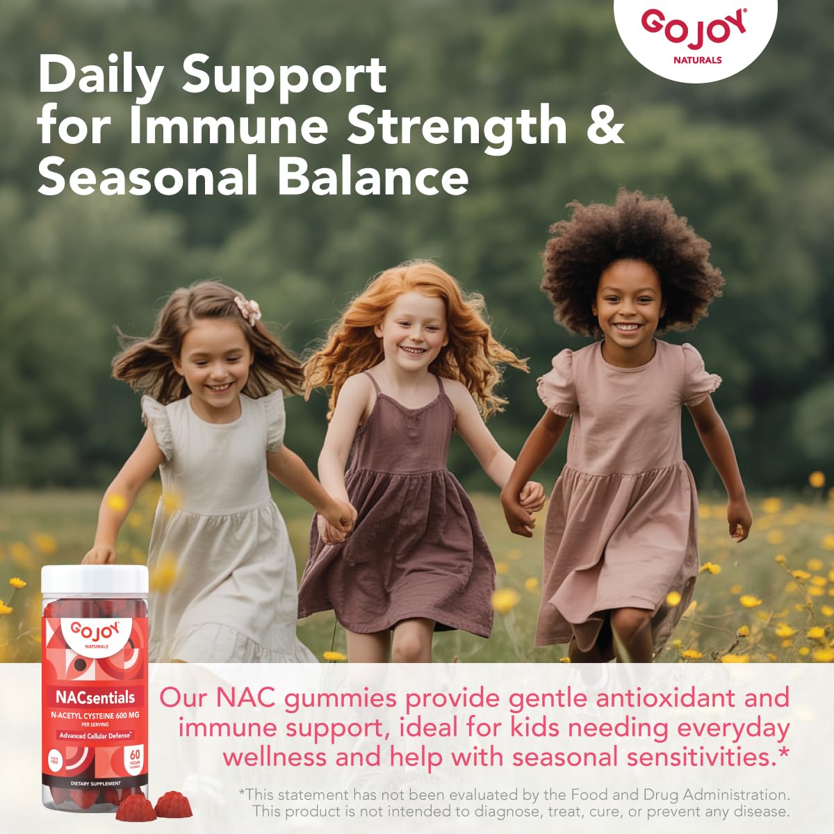GOJOY NATURALS primer plano de la textura de la gominola para masticar