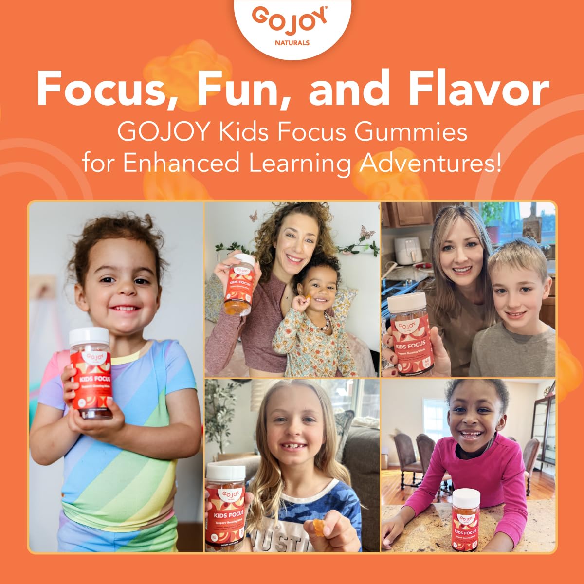 GOJOY NATURALS detalle color y textura que sugiere sabor natural