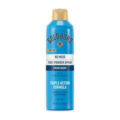 Gold Bond spray frontal mostrando envase y beneficio de frescura
