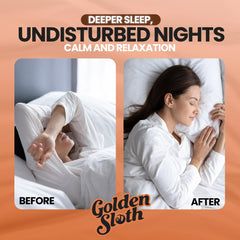 Golden Sloth aplicación nocturna en antebrazo para una rutina relajante