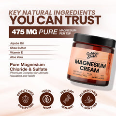 Golden Sloth textura cremosa cercana que absorbe sin dejar residuo
