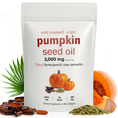Goldium semillas y calabaza ilustrando origen natural y calidad