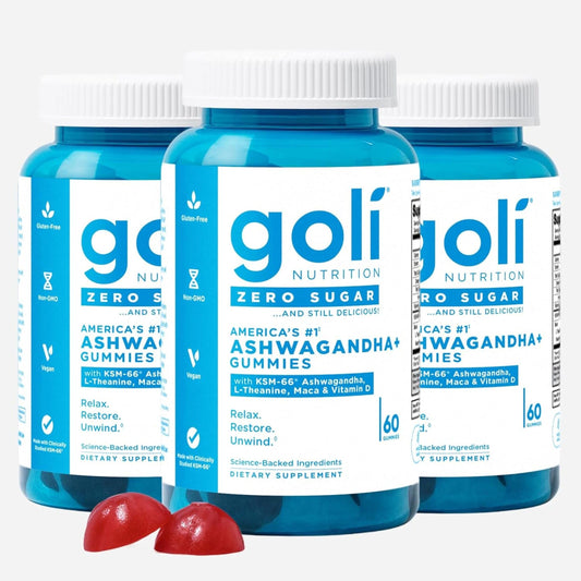 Goli presentación frontal con envase y sabor bayas mixtas, muestra transparencia y confianza