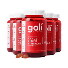 Goli frasco frontal mostrando 300 gomitas y diseño claro