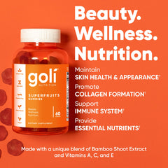 Gomita Goli enfocada en primer plano, sabor atractivo y textura