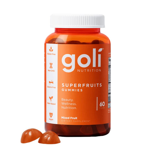 Goli Superfruits gominas de mezcla de frutas para snack saludable