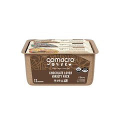 GoMacro variedad de barras desplegadas mostrando opciones de sabor