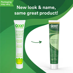 Good Clean Love envase 59 ml a escala para comparar tamaño y portabilidad