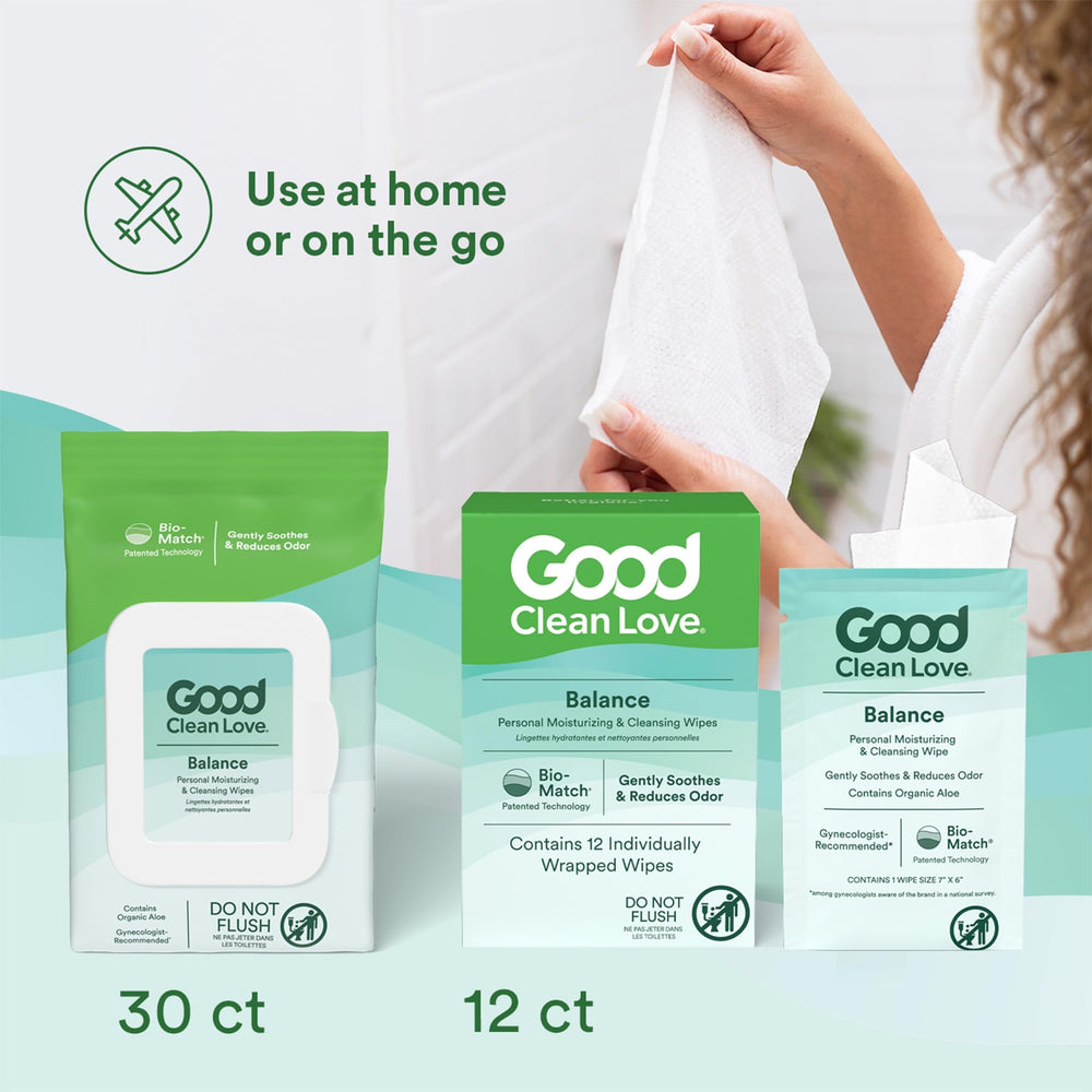 Good Clean Love etiqueta de ingredientes destaca aloe y pH balanceado