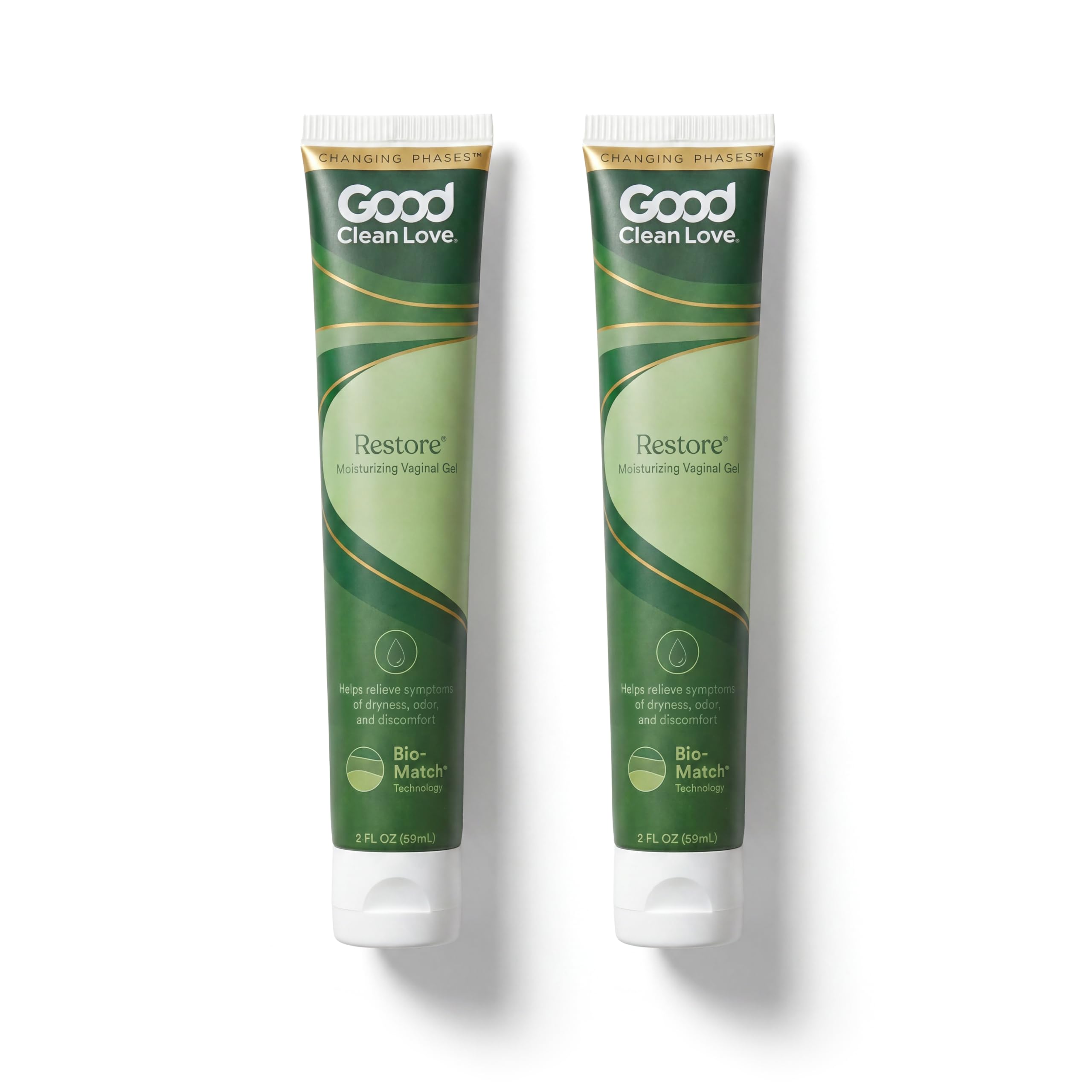 Good Clean Love frente del empaque mostrando beneficios y tamaño