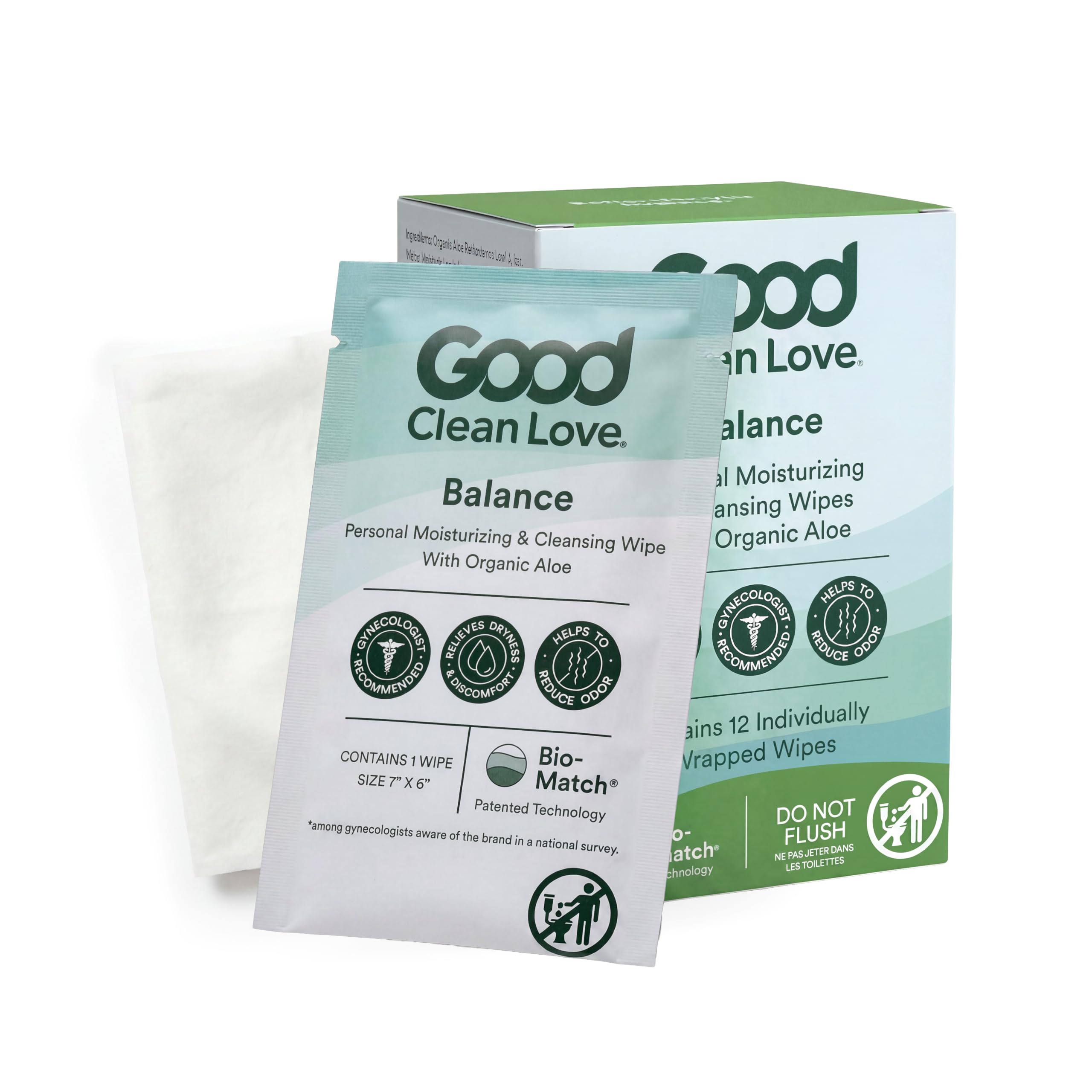 Good Clean Love pack delantero mostrando diseño y conveniencia