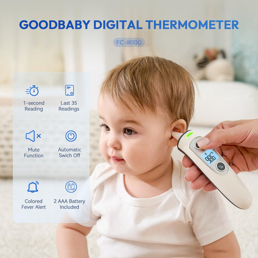 GoodBaby detalle del sensor infrarrojo, precisión en la medición
