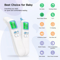 GoodBaby detalle del sensor infrarrojo para lecturas precisas y rápidas