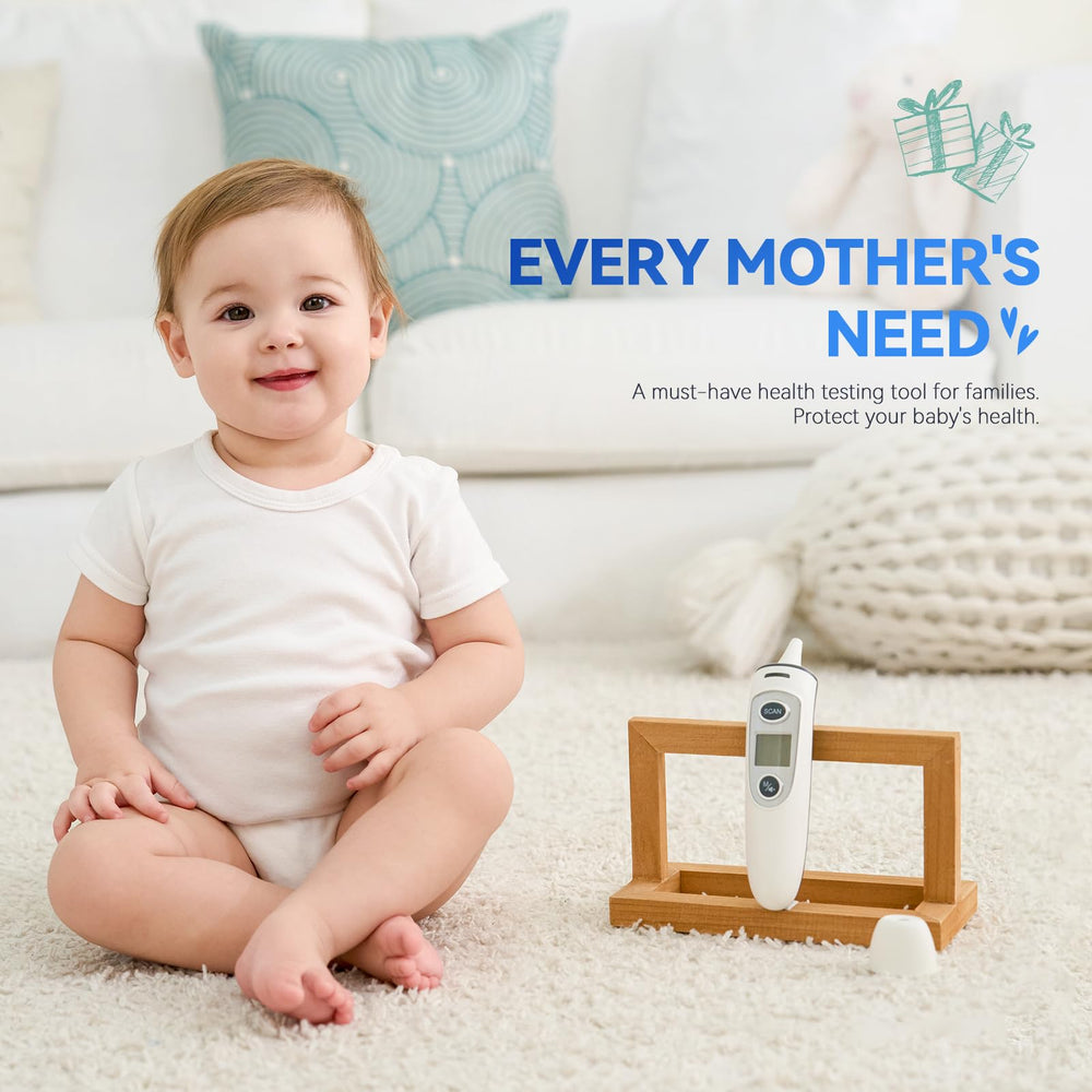 GoodBaby midiendo temperatura ambiente de una habitación, versátil