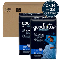 Goodnites primer plano de textura absorbente que brinda control de humedad