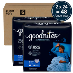 GoodNites textura interna absorbente en primer plano, mejora protección nocturna