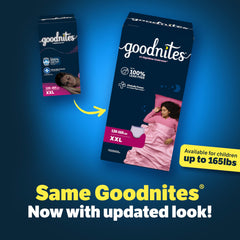 GoodNites sección absorbente que retiene líquido y evita fugas