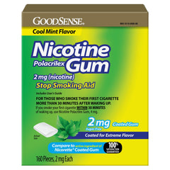 GoodSense chicle recubierto pack frontal mostrando 160 unidades y beneficio práctico