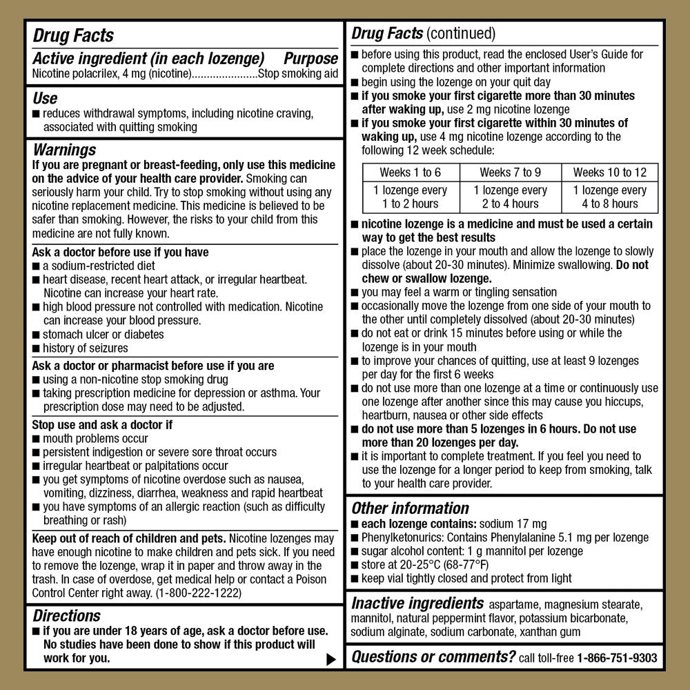 GoodSense etiqueta con instrucciones e ingredientes para uso seguro