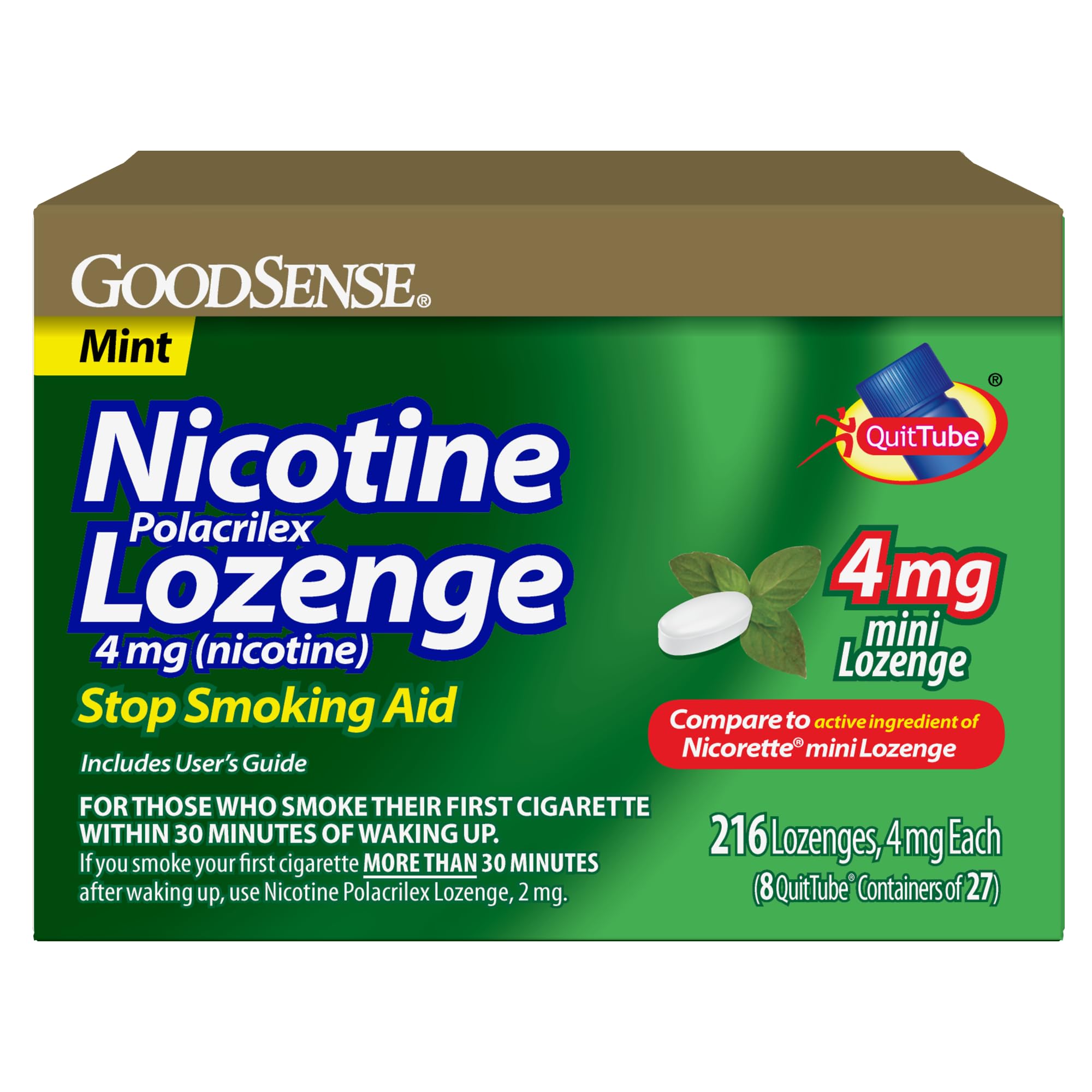 GoodSense empaque frontal con 216 pastillas, fácil suministro