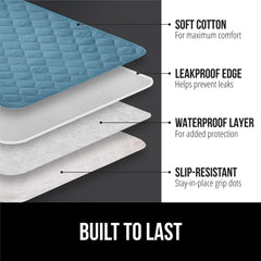 GORILLA GRIP capa superior acolchada tacto suave para comodidad