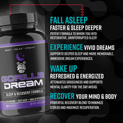 Gorilla Mind Dream cápsula junto a moneda para comparar tamaño y comodidad al tomarla
