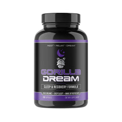 Gorilla Mind Dream vista frontal del envase mostrando presentación y beneficio sueño reparador