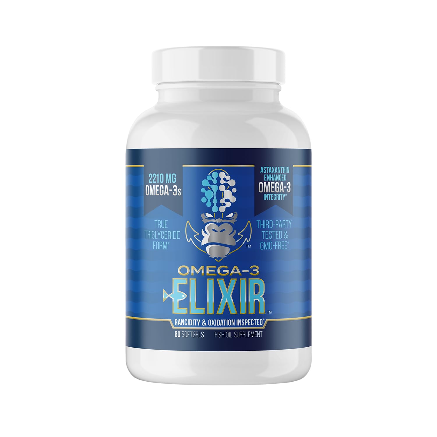 Gorilla Mind envase frontal mostrando diseño y cantidad, refuerzo de confianza