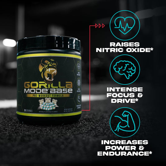 Gorilla Mind polvo Base textura fina y mezcla fácil para bombas musculares