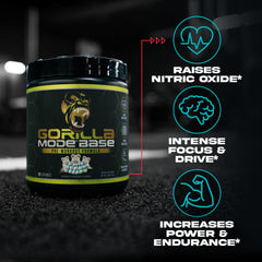 Gorilla Mind polvo Base textura fina y mezcla fácil para bombas musculares