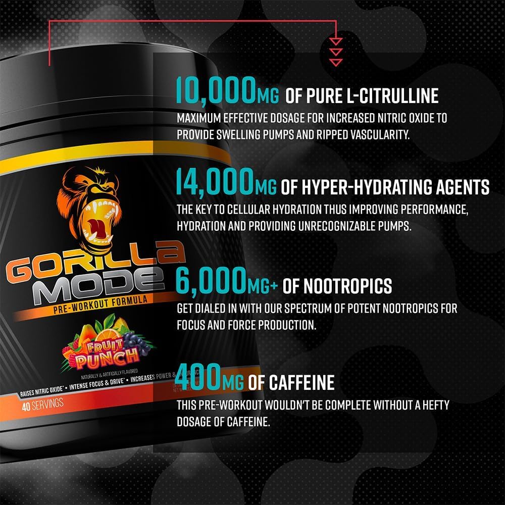 Gorilla Mind etiqueta de ingredientes muestra dosis altas y transparencia formulación