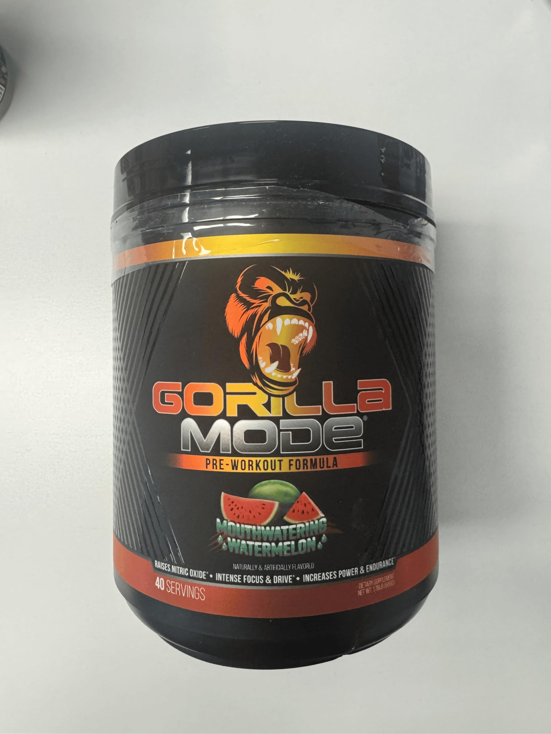 Gorilla Mind etiqueta de ingredientes destacando dosis y beneficios