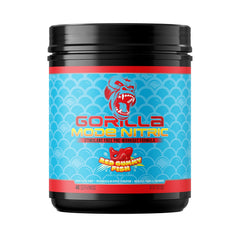 Gorilla Mode envase frontal mostrando etiqueta y beneficios de bomba