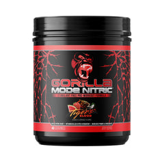 Gorilla Mode mostrando el envase frontal y beneficios de bombas