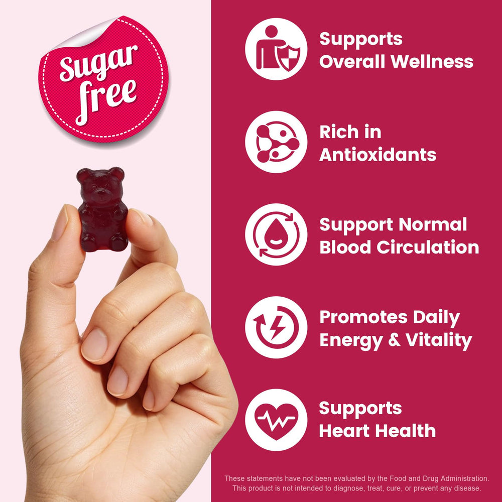 GORNVB ingredientes clave: remolacha, L-Arginina y CoQ10 en representación, apoyo antioxidante