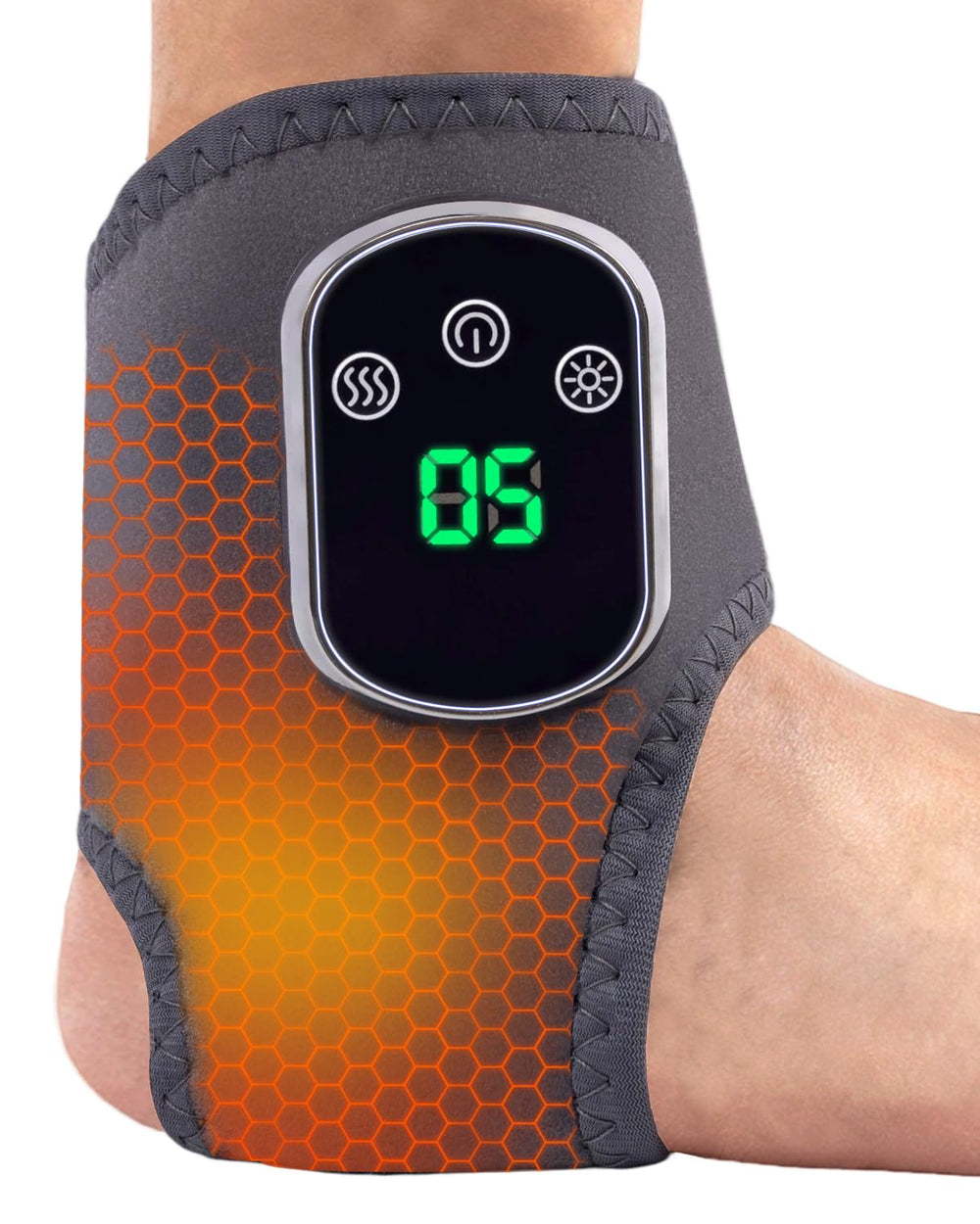 Gouzfca frontal del masajeador de pie mostrando diseño ergonómico y comodidad