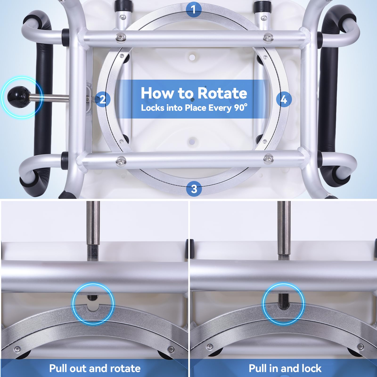 Gozuna brazos y respaldo desmontables que permiten configuraciones flexibles