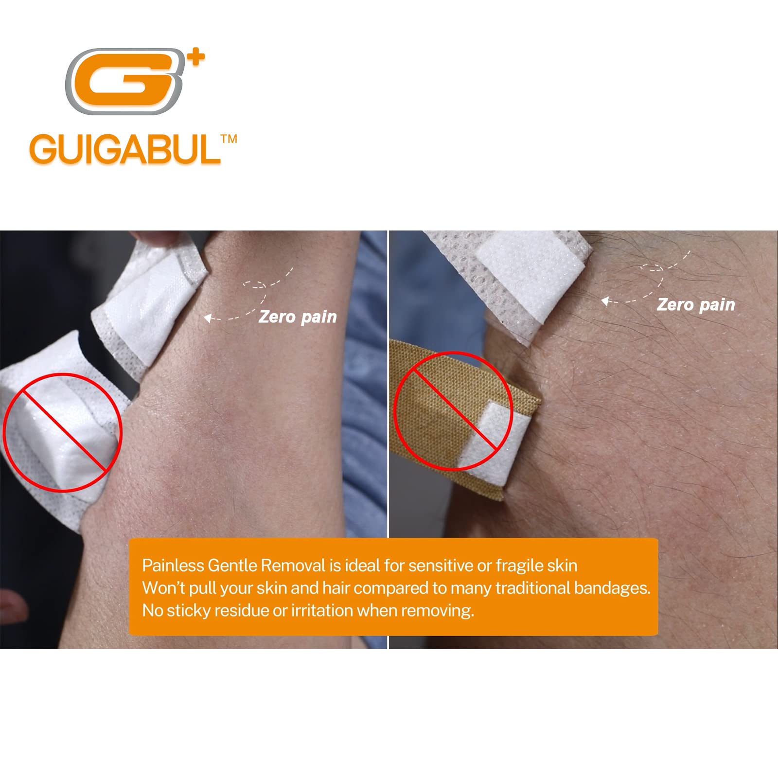G+ GUIGABUL apósito medio 0.75x3 para cortes pequeños, protección transpirable